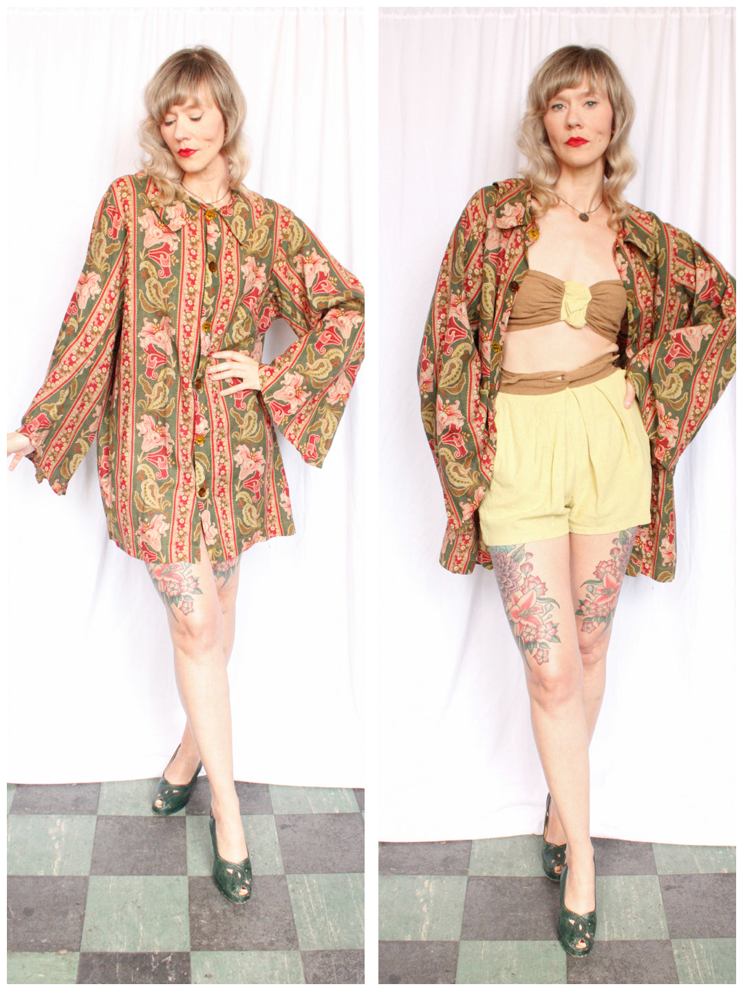 1900s Lily Oddfellows Cotton Jacket - XXL