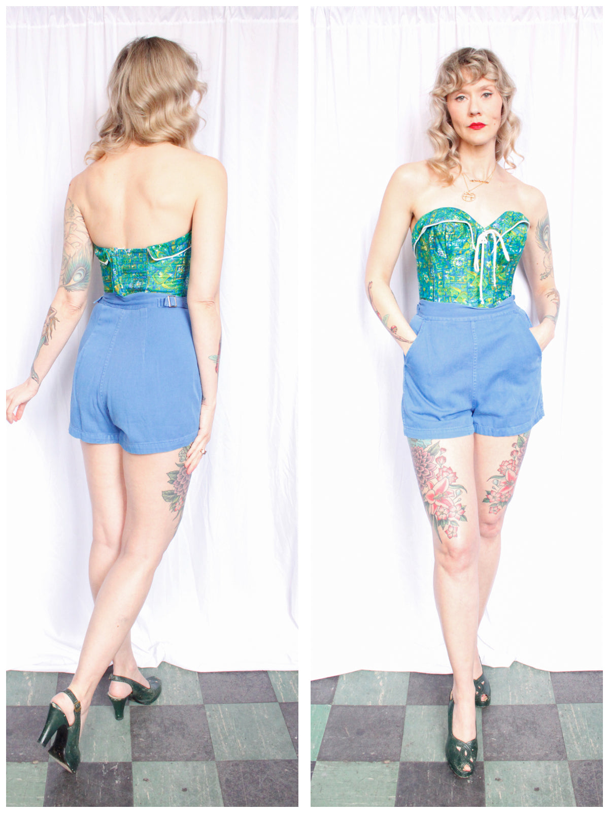 1940s Moore Athletic Shorts - S/M