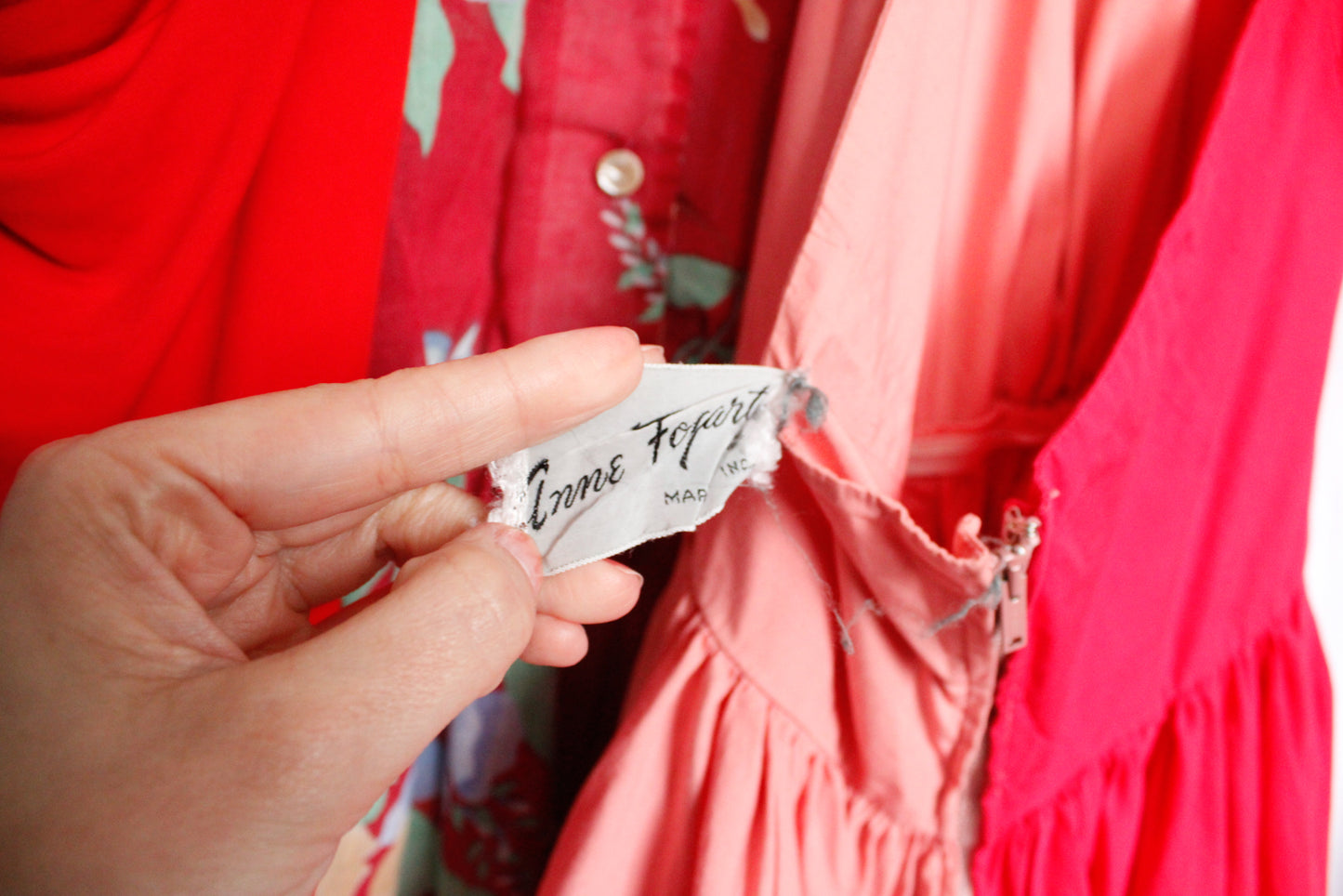 1950s Two Tone Anne Fogarty Halter Dress - Xsmall