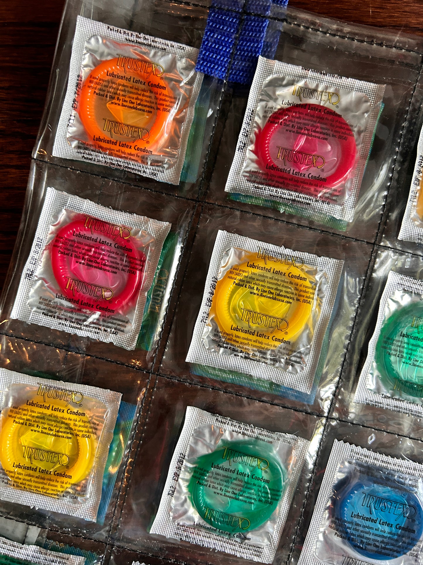 1991 Rare Collector's Edition "Safe Sax" Condom Vinyl Tote Bag