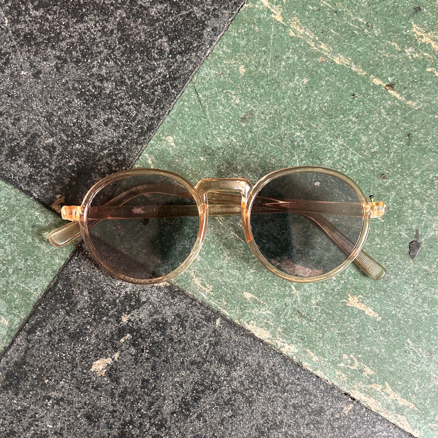 1930s Wilson Blonde Celluloid Sunglasses