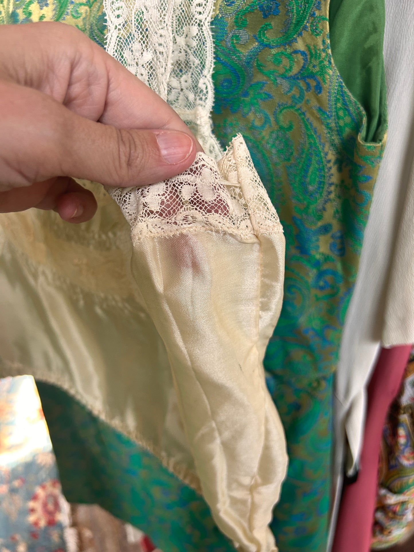 1900s Silk Camisole Top - Medium