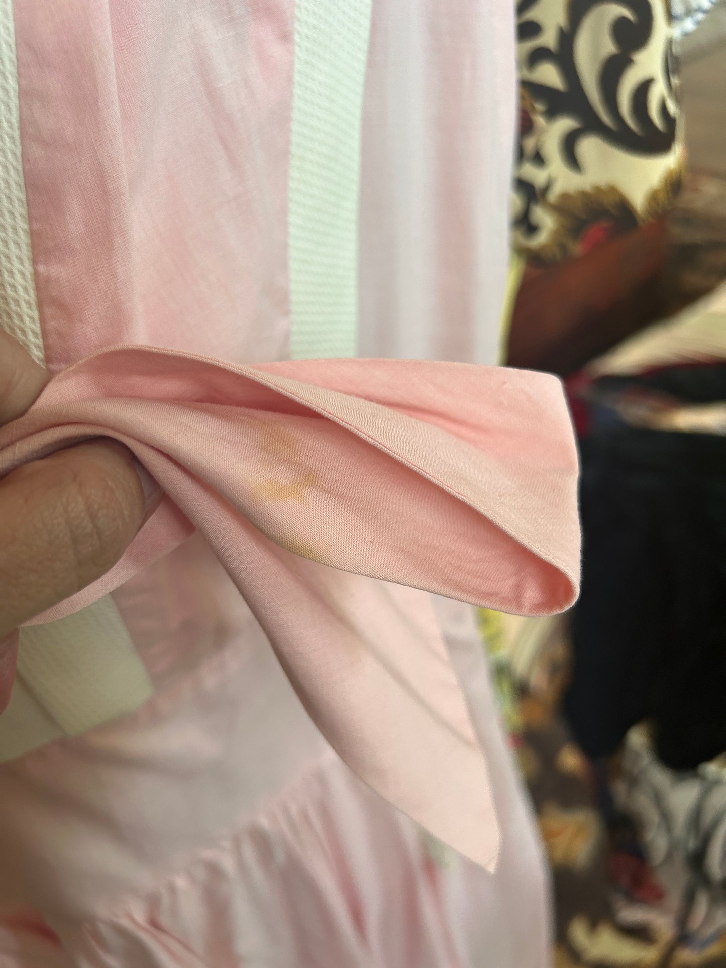 1950s Pink Pretty Bow Dress - S/M