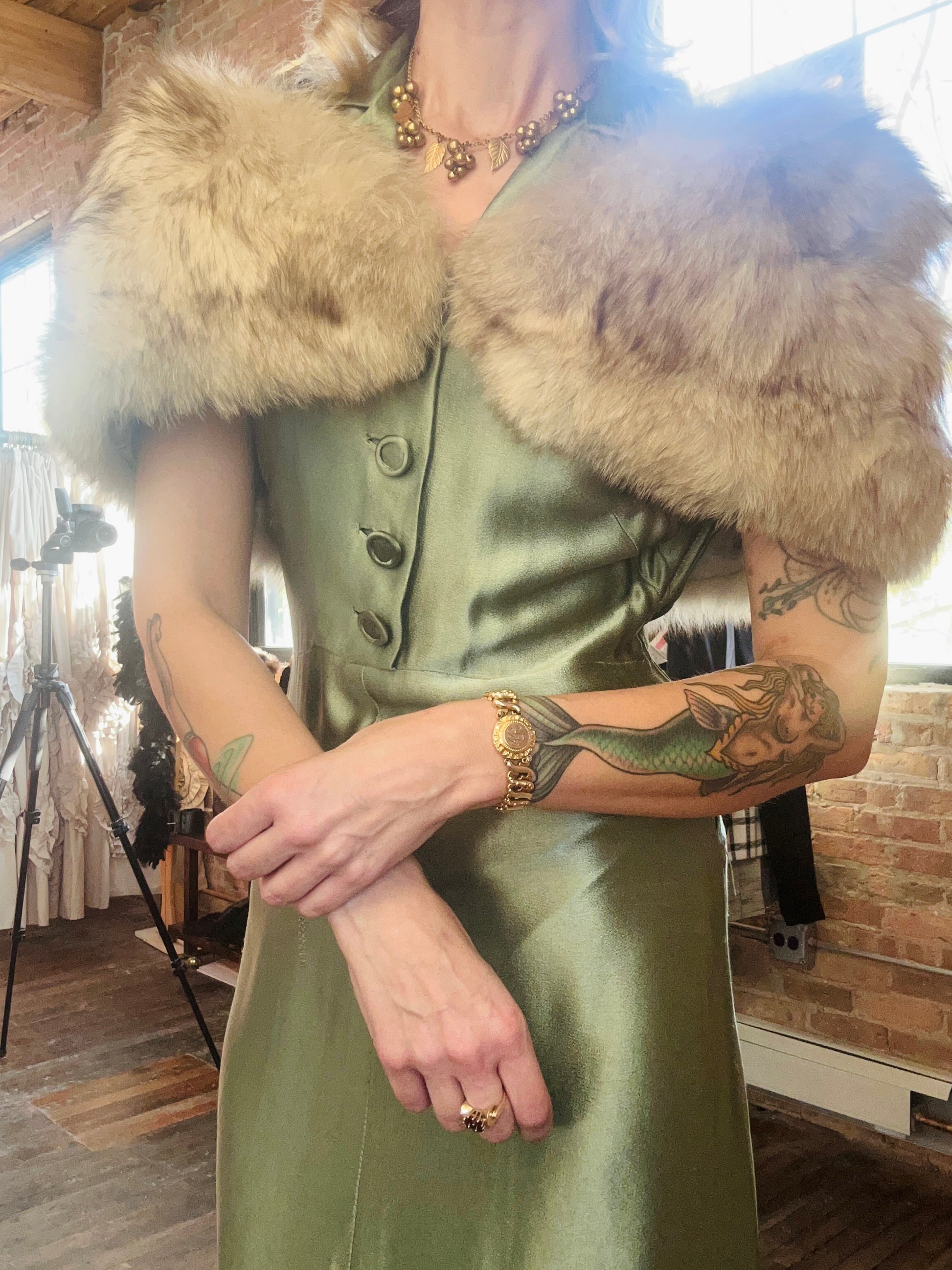 1950s Fox Fur Stole