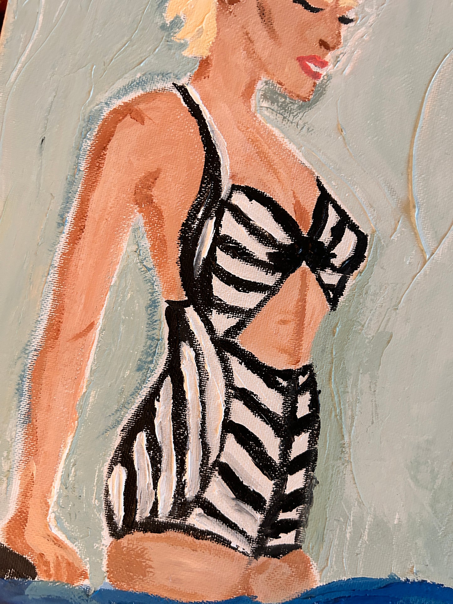 Catalina girl on 9 x 12