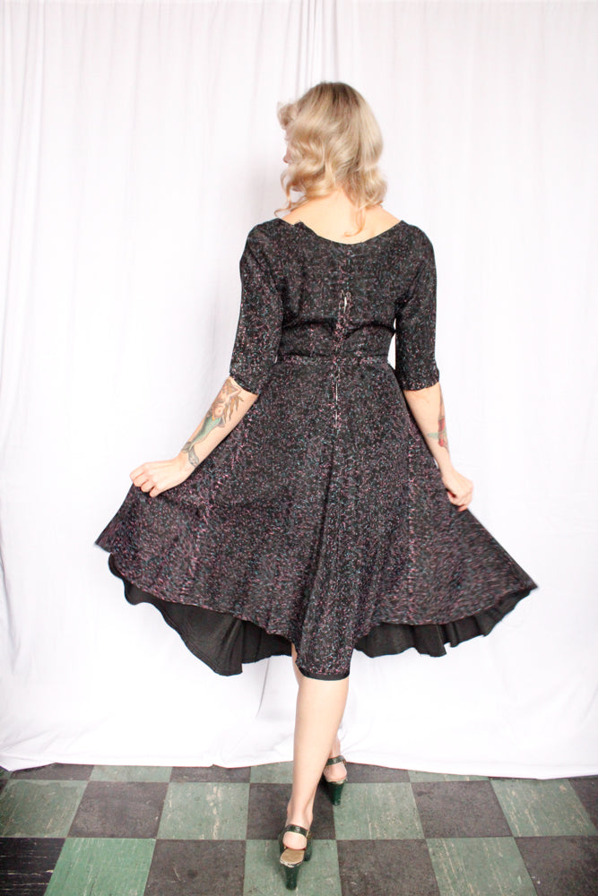 1950s Out of this World Swing Dress - Small