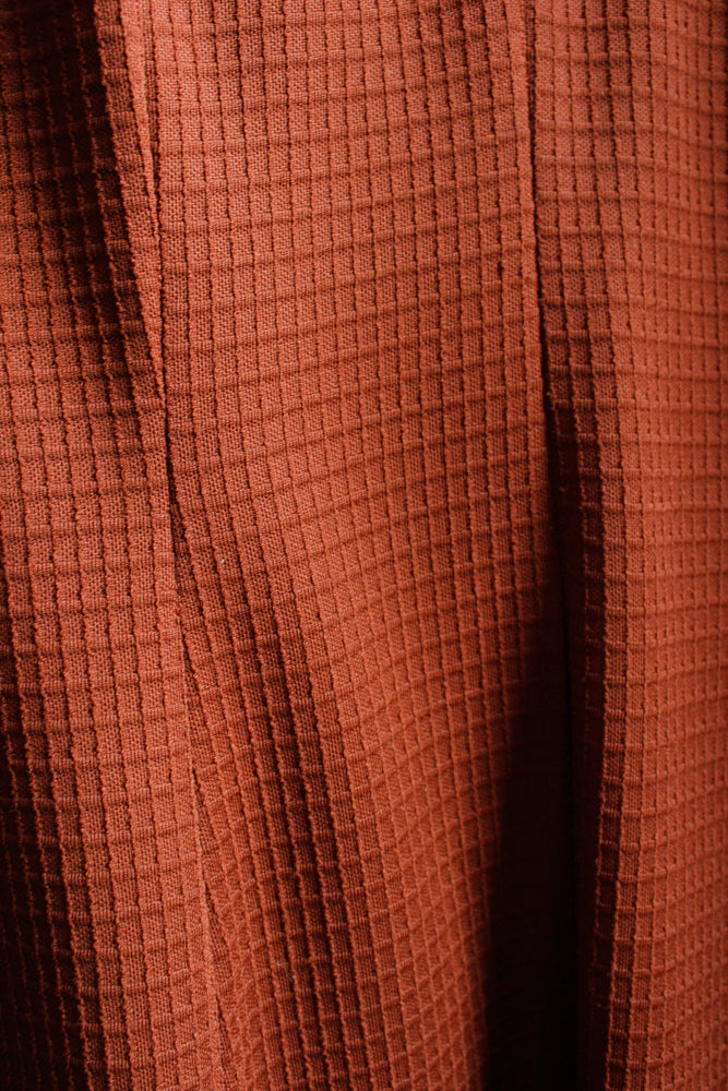 1960s Amber Brown Aline Dress - XXL