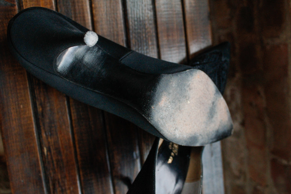 1950s Chas A Stevens Stiletto Heels with Lace Detail - 8N