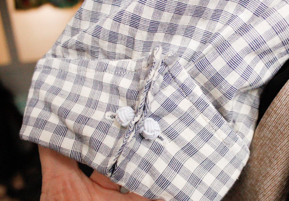 1940s RARE Cotton Farm Dress - Xsmall