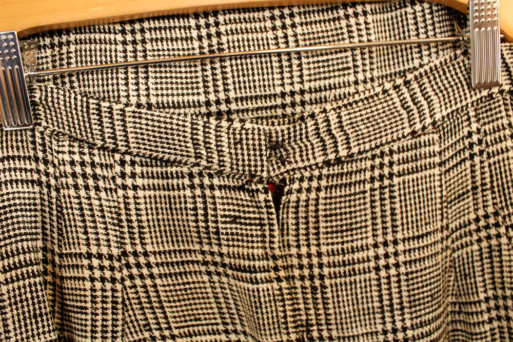 1960s 3pc Houndstooth Suit with Cape - Small