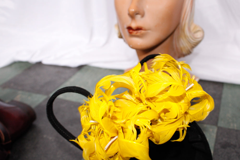1930s Feather Tilt Hat