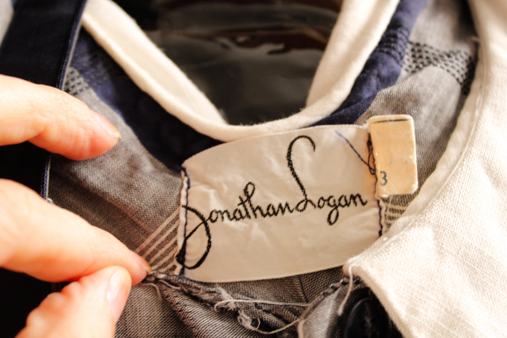 1950s Plaid Jonathan Logan Dress - Small