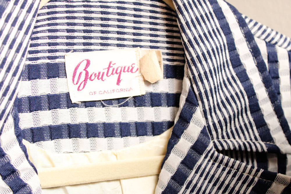 1970s Boutique Plaid Blazer - Medium