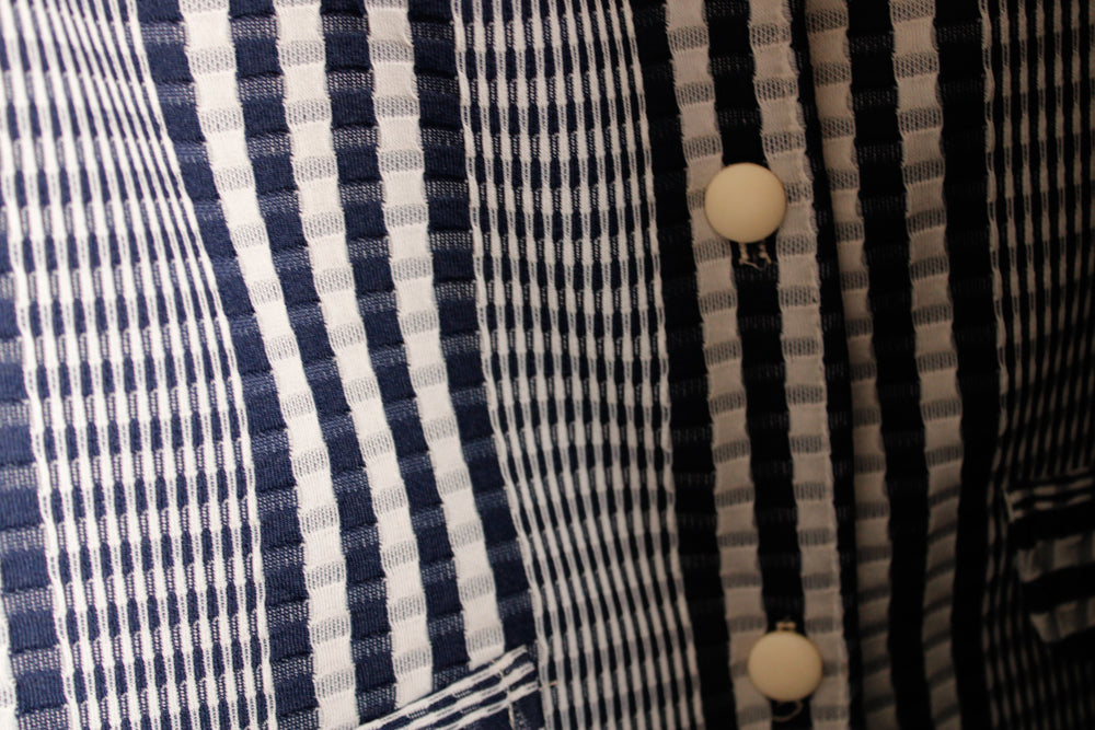 1970s Boutique Plaid Blazer - Medium