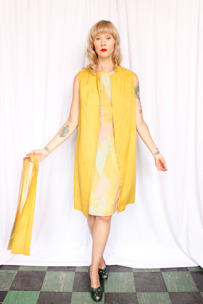 1950s Polka Dot Dress & Jacket Set by Gotham Originals - S/M