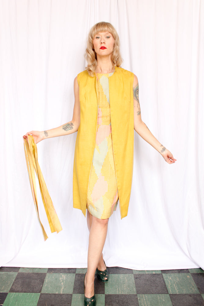 1950s Polka Dot Dress & Jacket Set by Gotham Originals - S/M