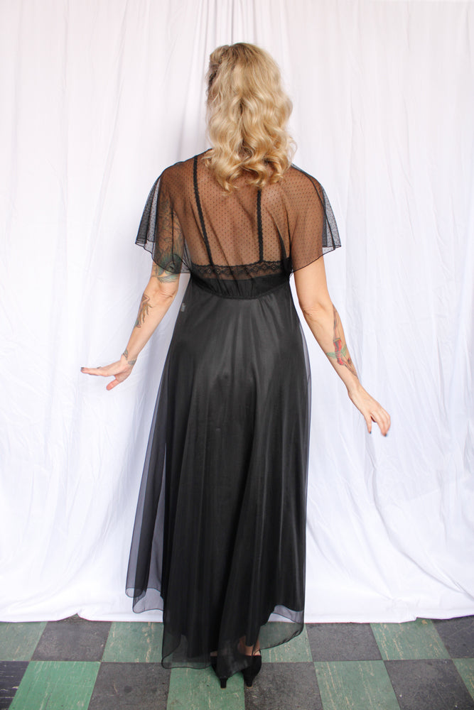 1960s Vanity Fair 2pc Negligee Set - Xs/S