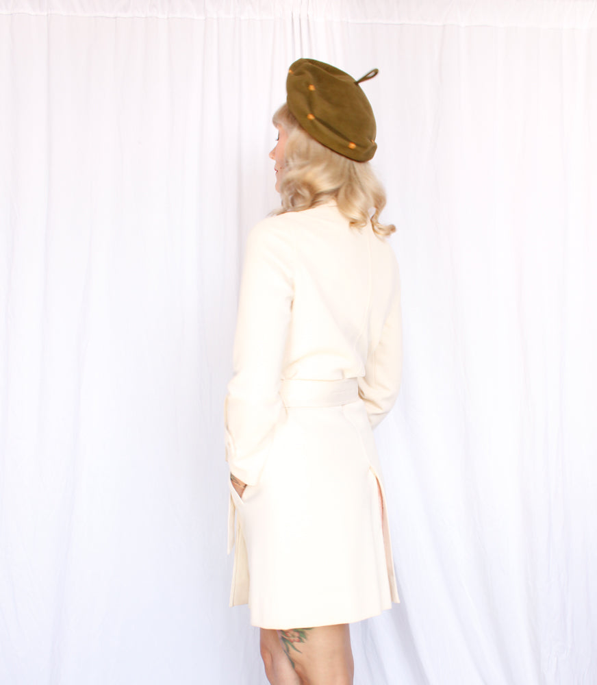 1960s MOD Herbert Bernard Green Wool Hat