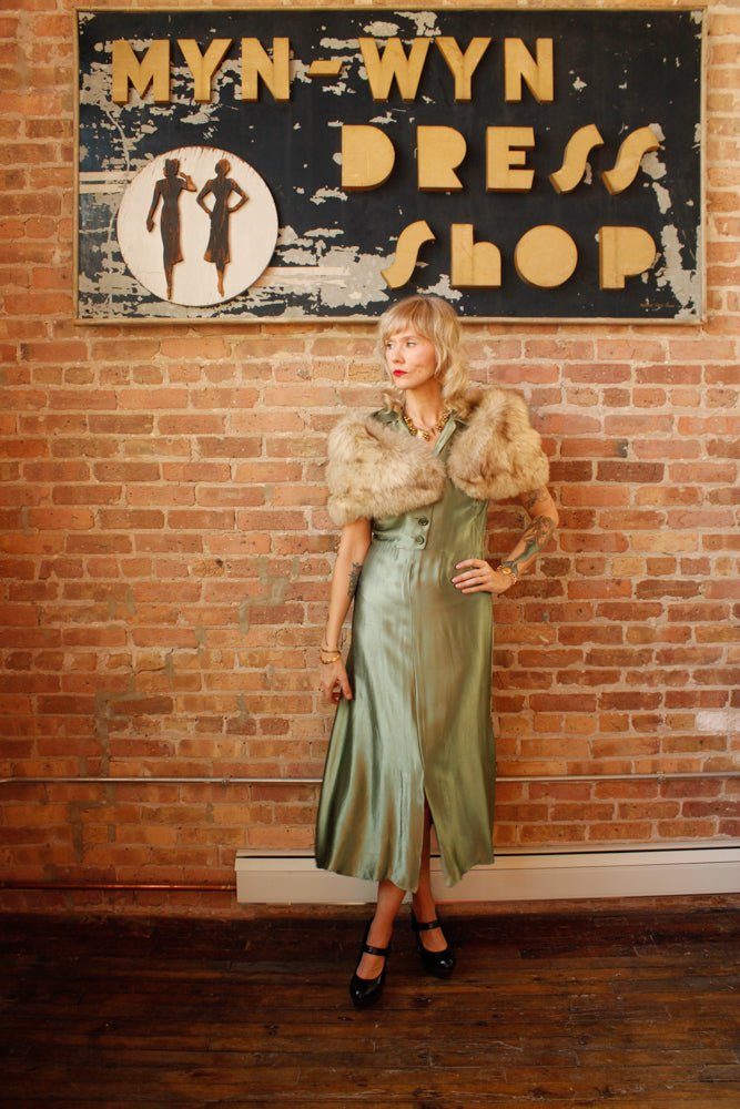 1950s Fox Fur Stole