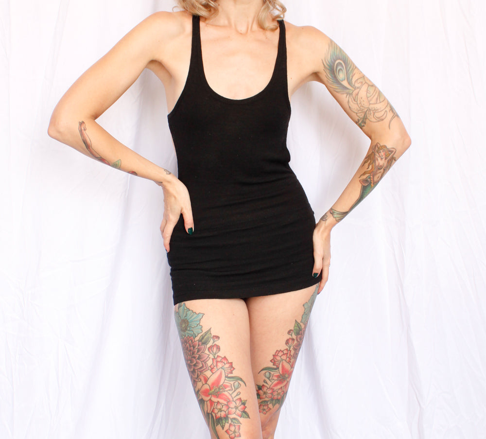 1920s Wool Jantzen Black Bathing Suit - Small