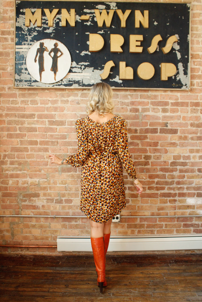 1970s Orange Leather Tall Leather YSL Boots - 8.5M