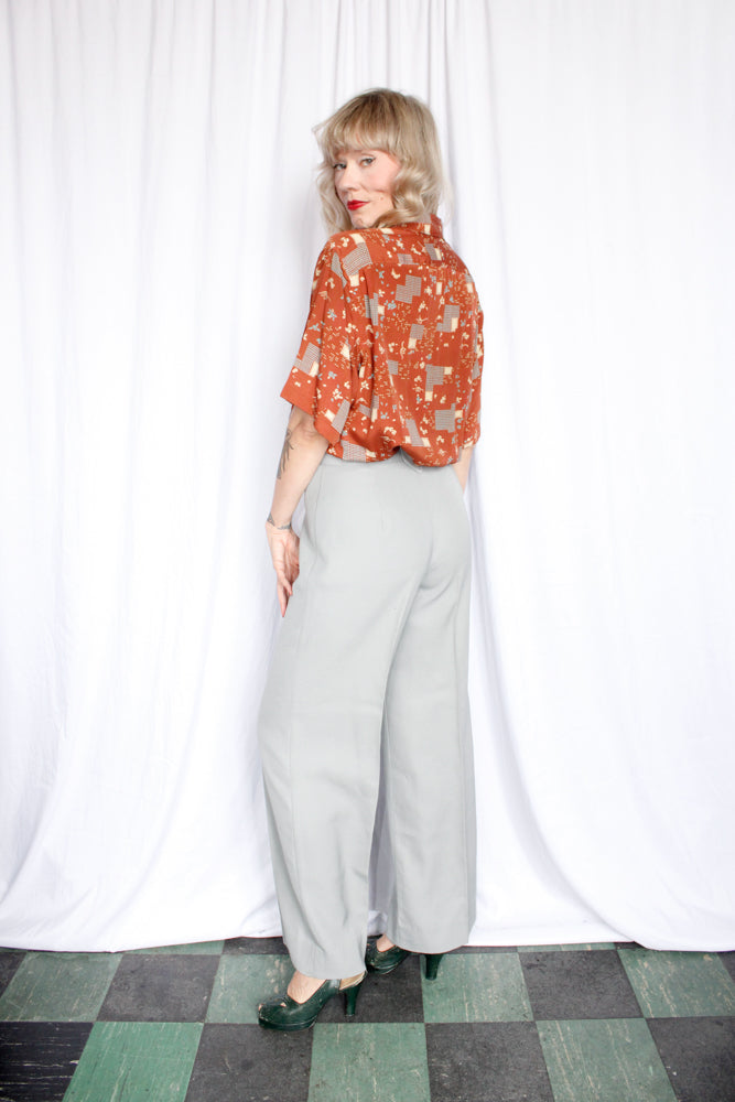 1970s does 40s Happy Legs Wide Leg Pants - 30"