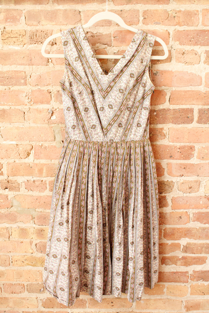 1950s Best & Co. Lavender Mint Dress - Small