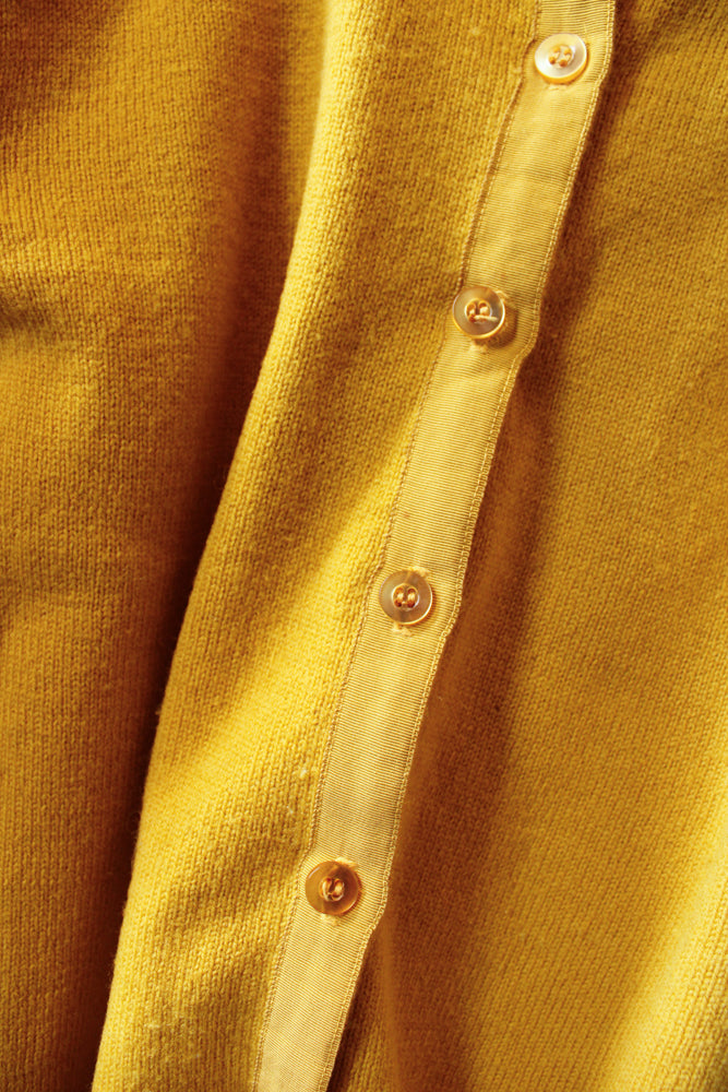 1960s Wool Go Century Golden Cardigan - Large
