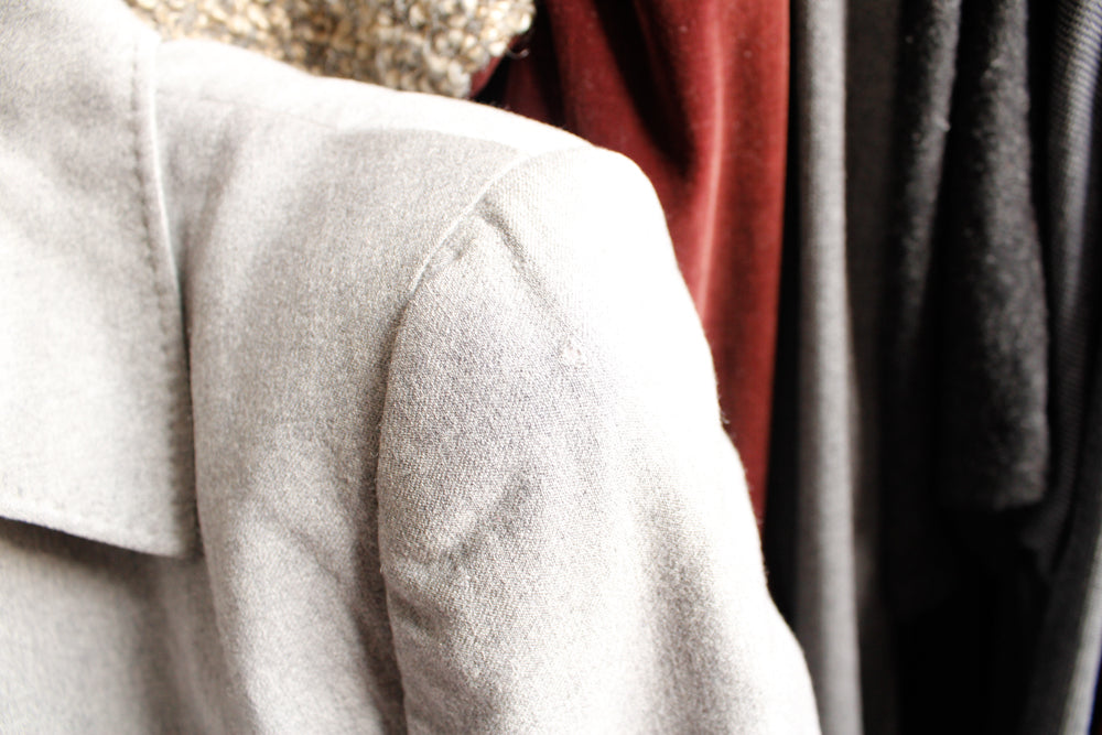 1940s Morris B Sachs Light Gray Suit - Small