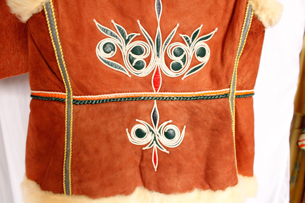 1970s Leather & Shearling Vest - Xs/S