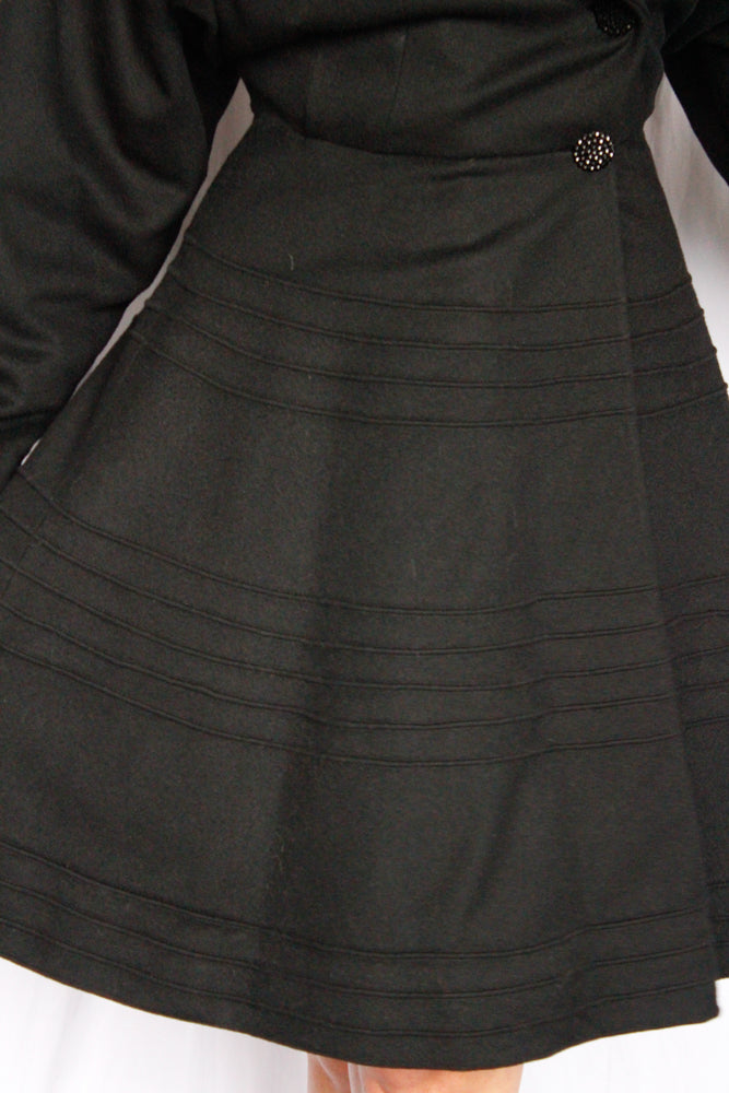 1950s Jolee Wool Princess Coat - Xs/S