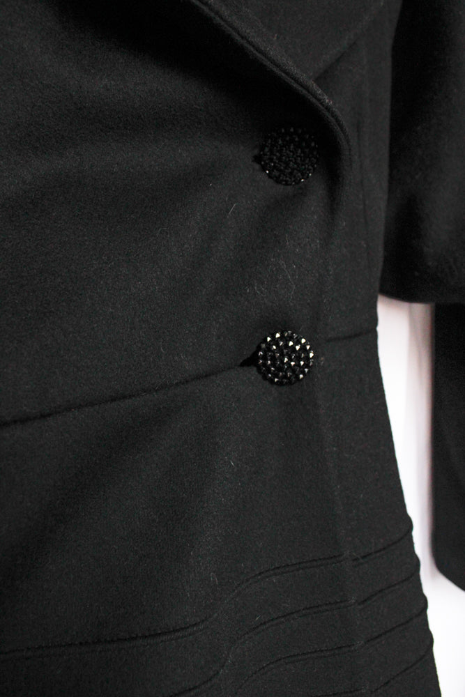 1950s Jolee Wool Princess Coat - Xs/S