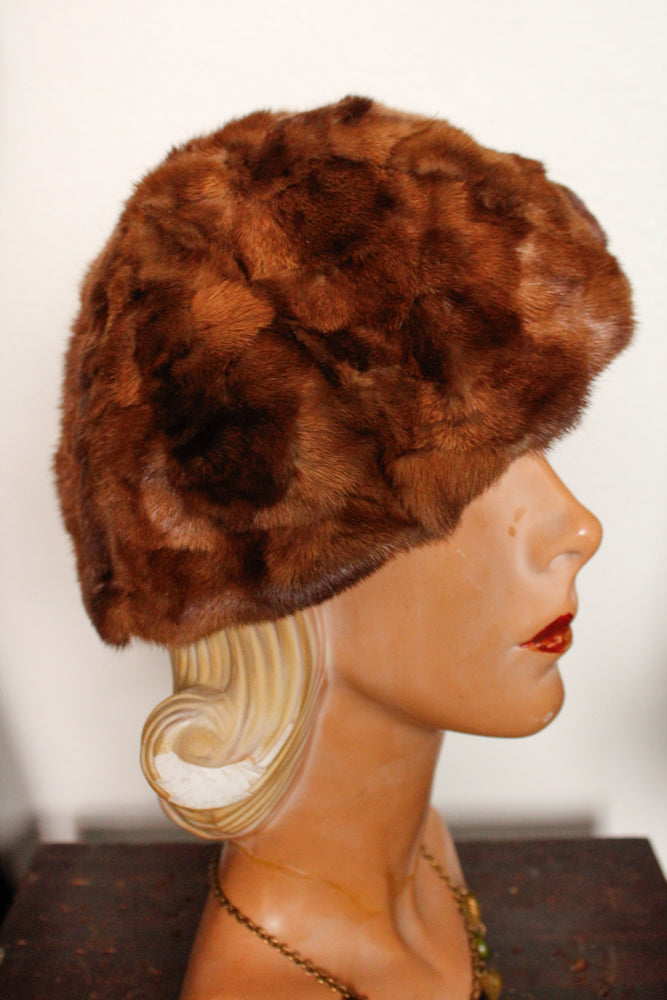 1940s Manhattan Winter Beaver & Wool Hat