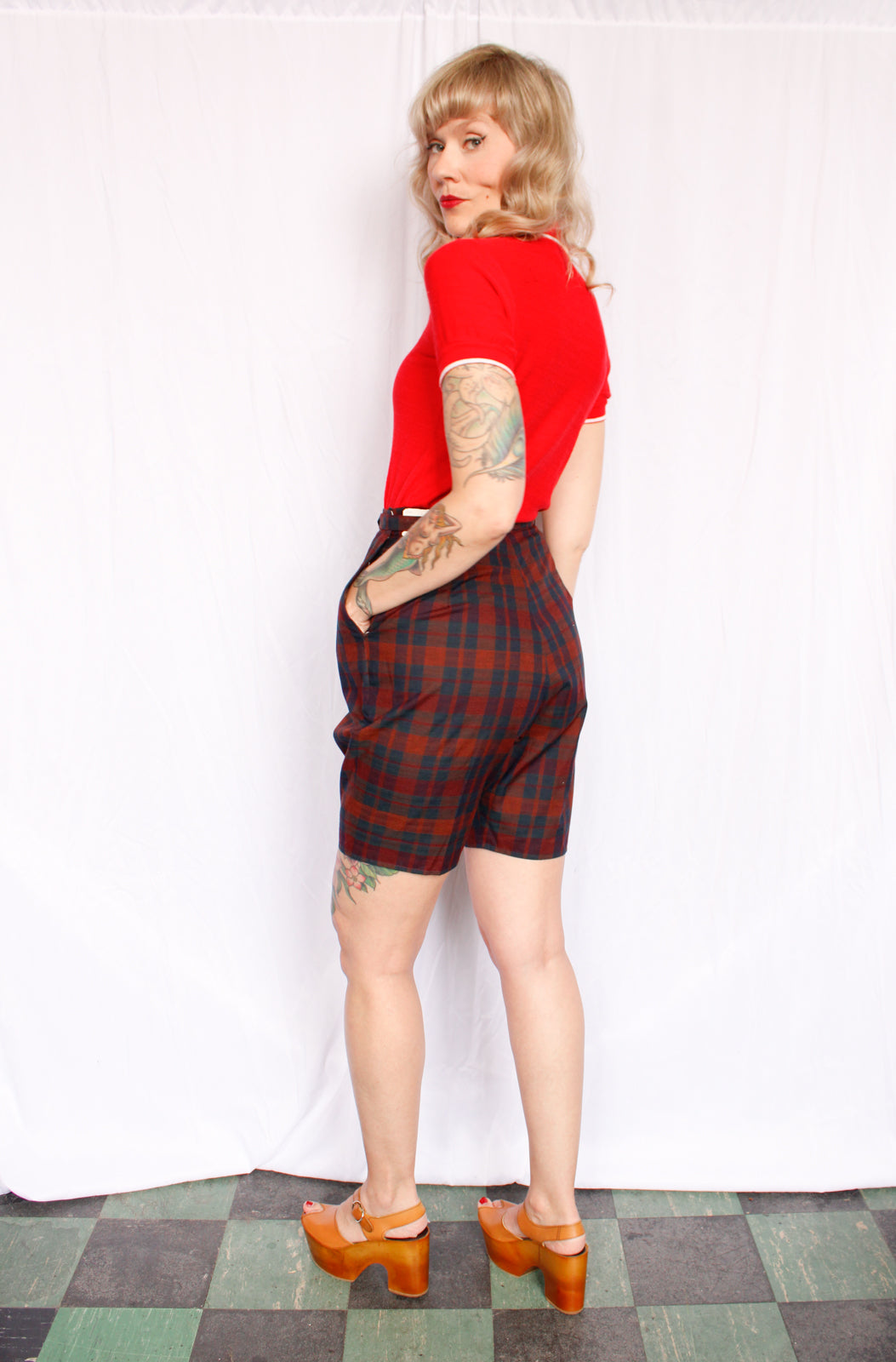 1960s Teddy Wonderknit Polo Top - Xsmall