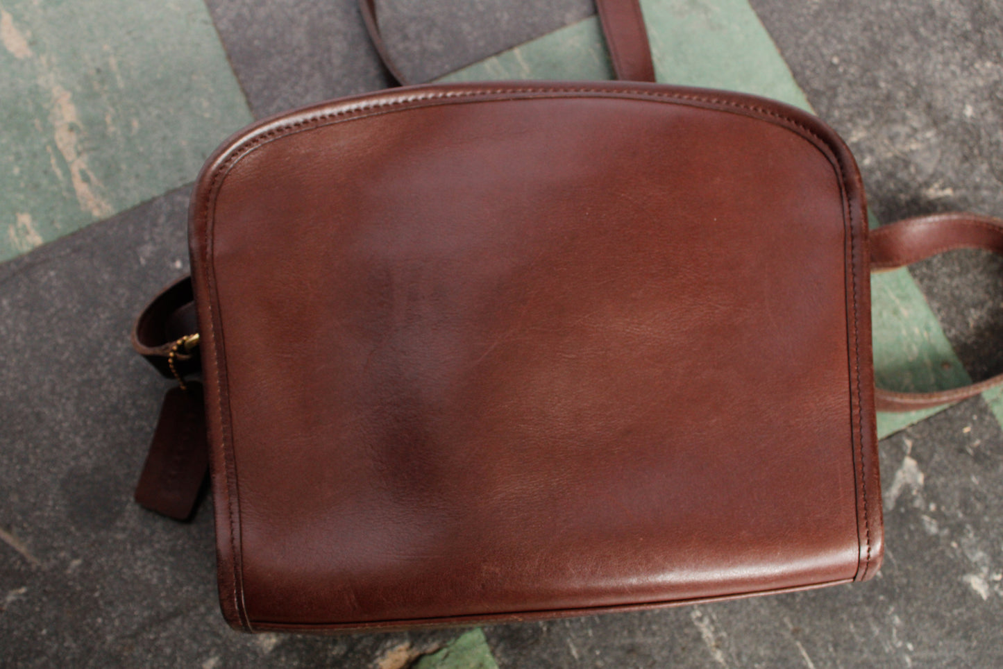 1990s Coach Metropolis Brown Shoulder Handbag Style F82 9087