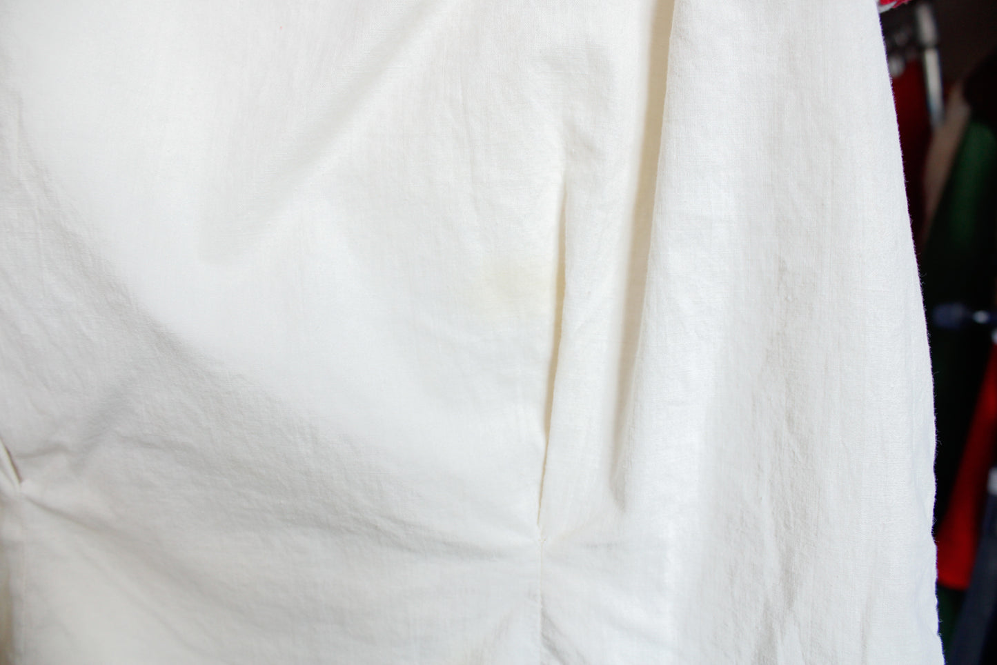1950s Puff Sleve Blouse - Large