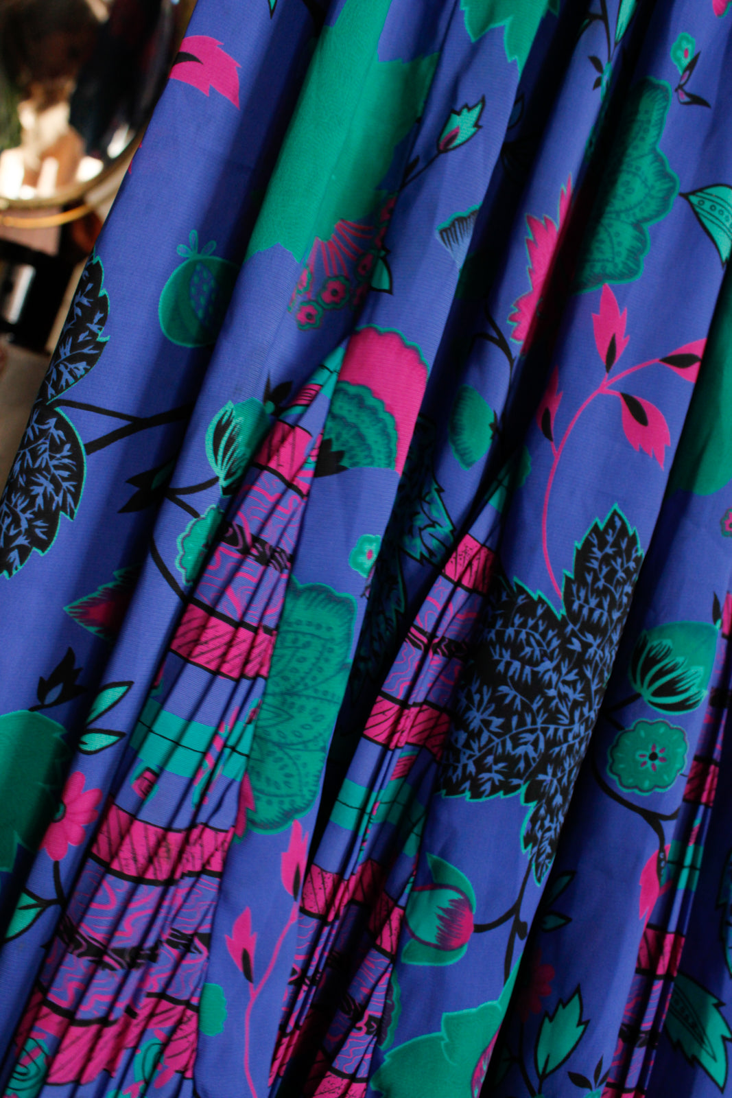 1980s Assorti by Susan Freis Vibrant Print Dress - XXL