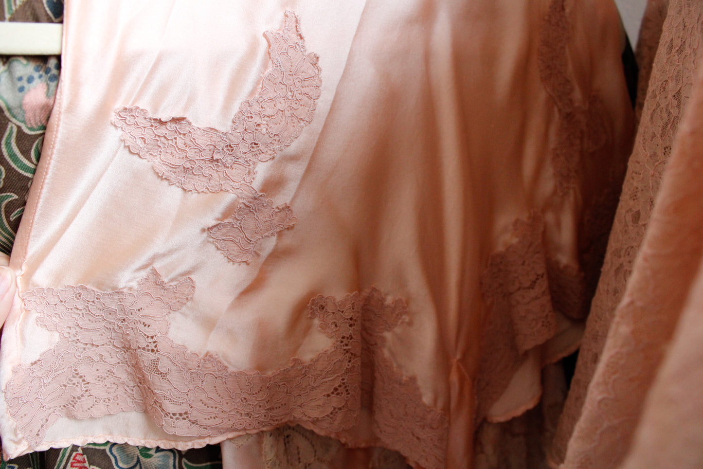 1930s Silk & Lace Tap Shorts - 26"