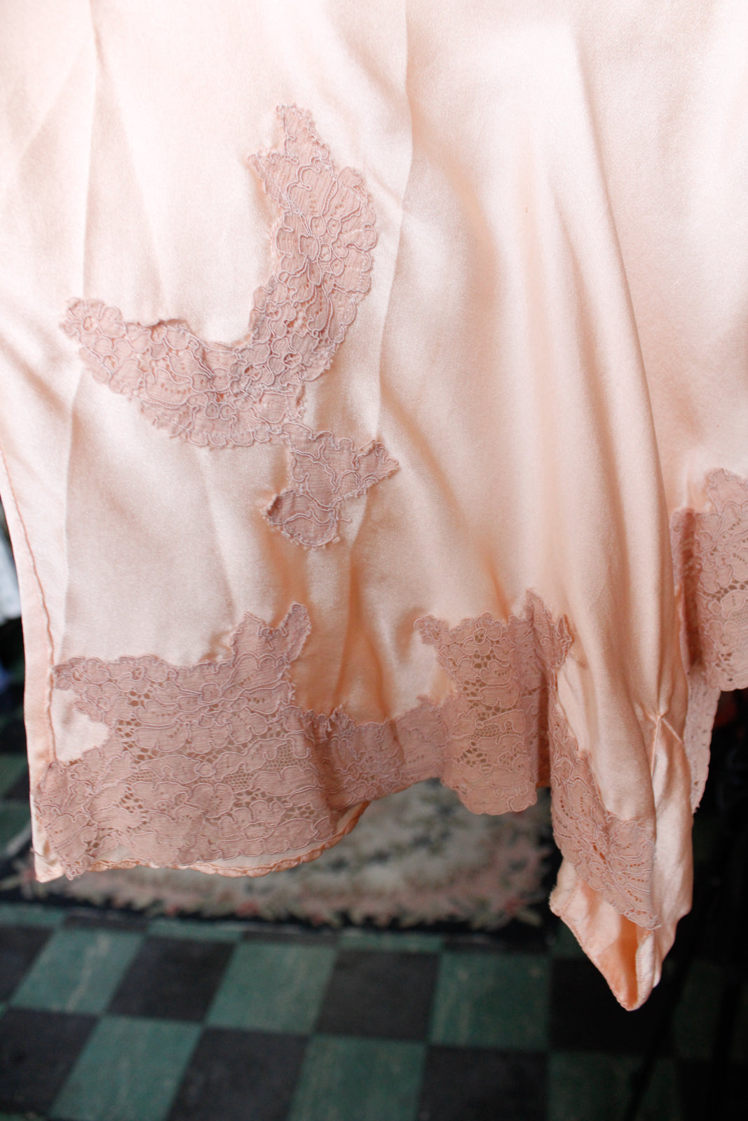 1930s Silk & Lace Tap Shorts - 26"