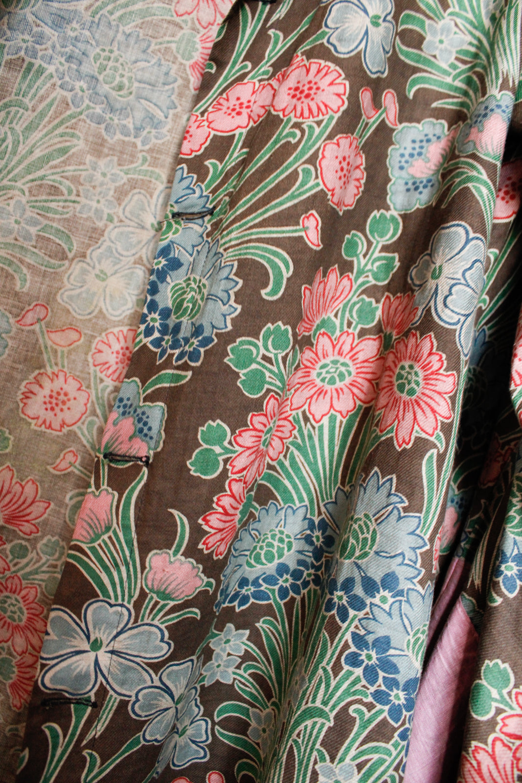 1900s Oddfellows Floral Cotton Jacket - XXL