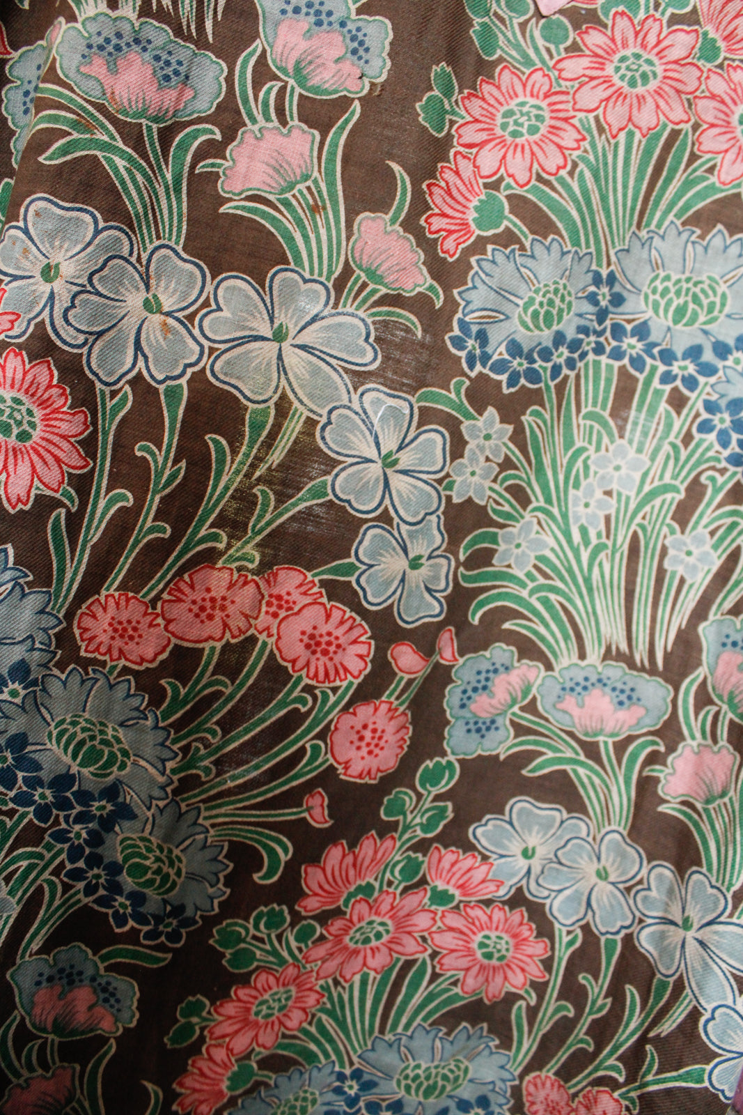 1900s Oddfellows Floral Cotton Jacket - XXL