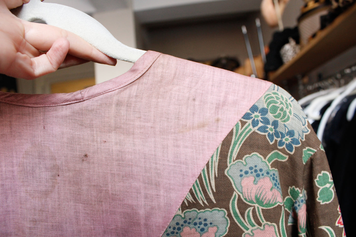 1900s Oddfellows Floral Cotton Jacket - XXL