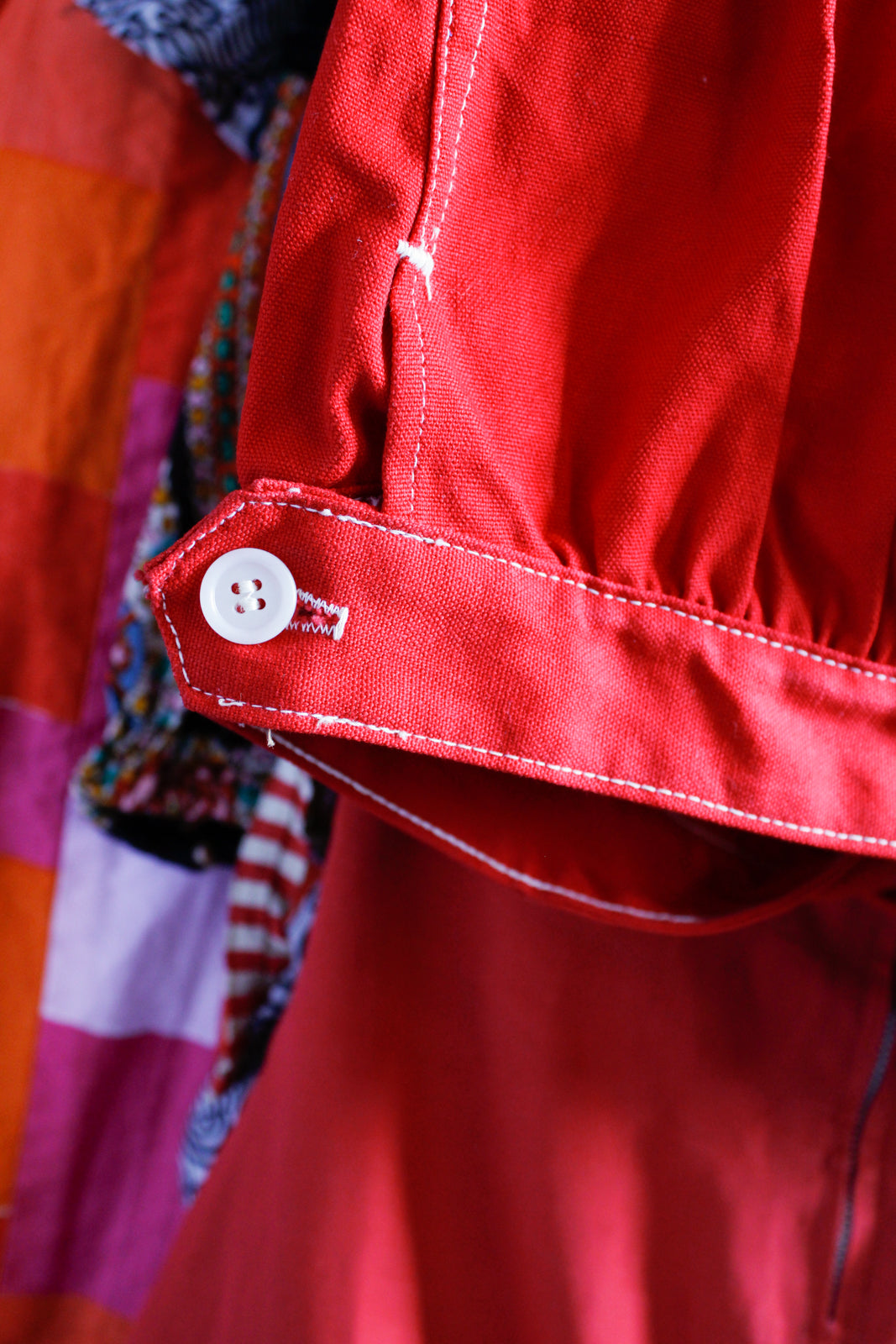1950s White Stag Red Cotton Shorts - 27" waist
