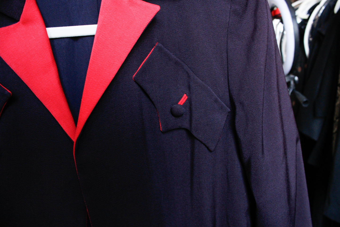 1940s Monarch Gabardine Wool Swing Jacket - M/L
