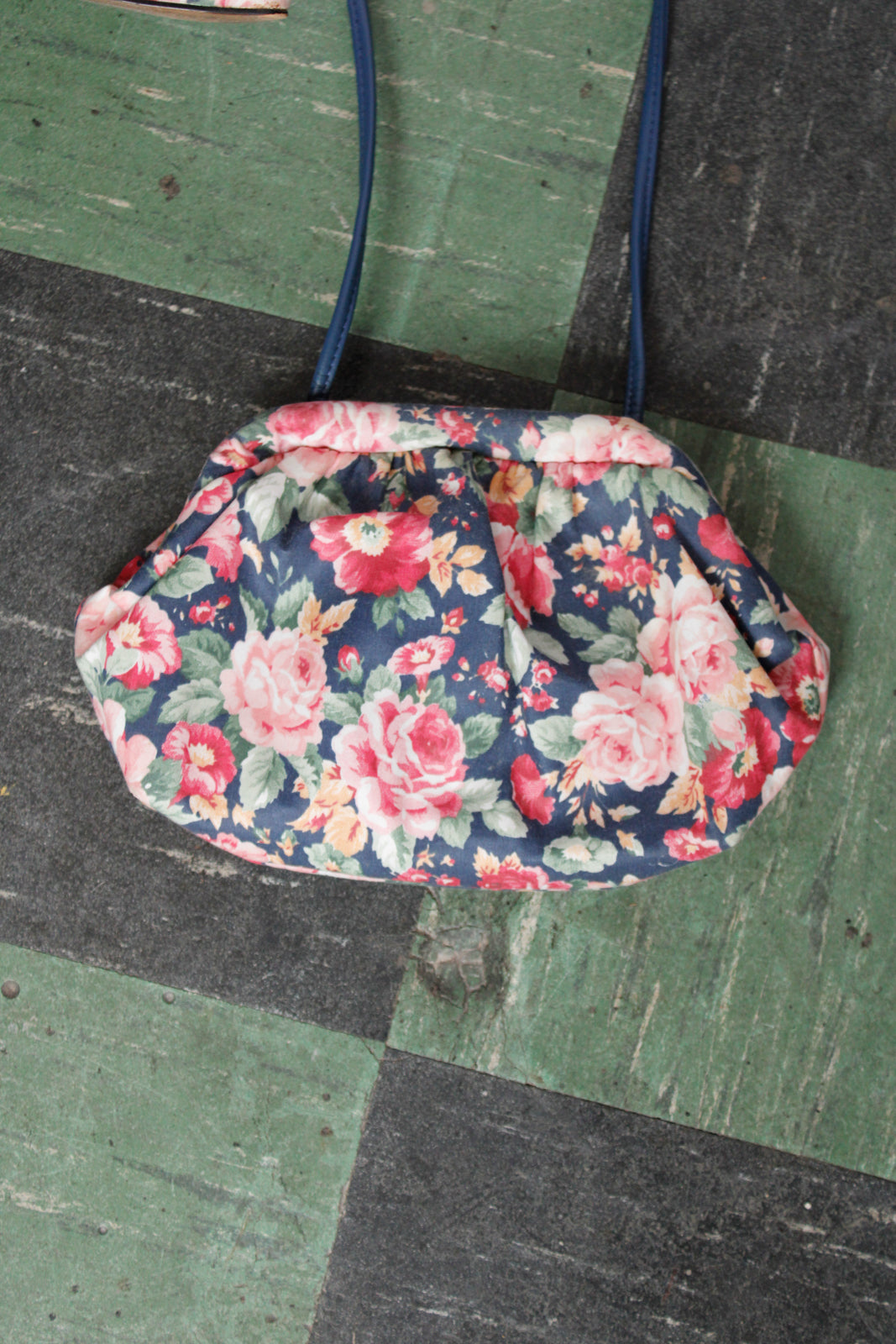 1980s Floral Purse & Heels Set - 8.5M
