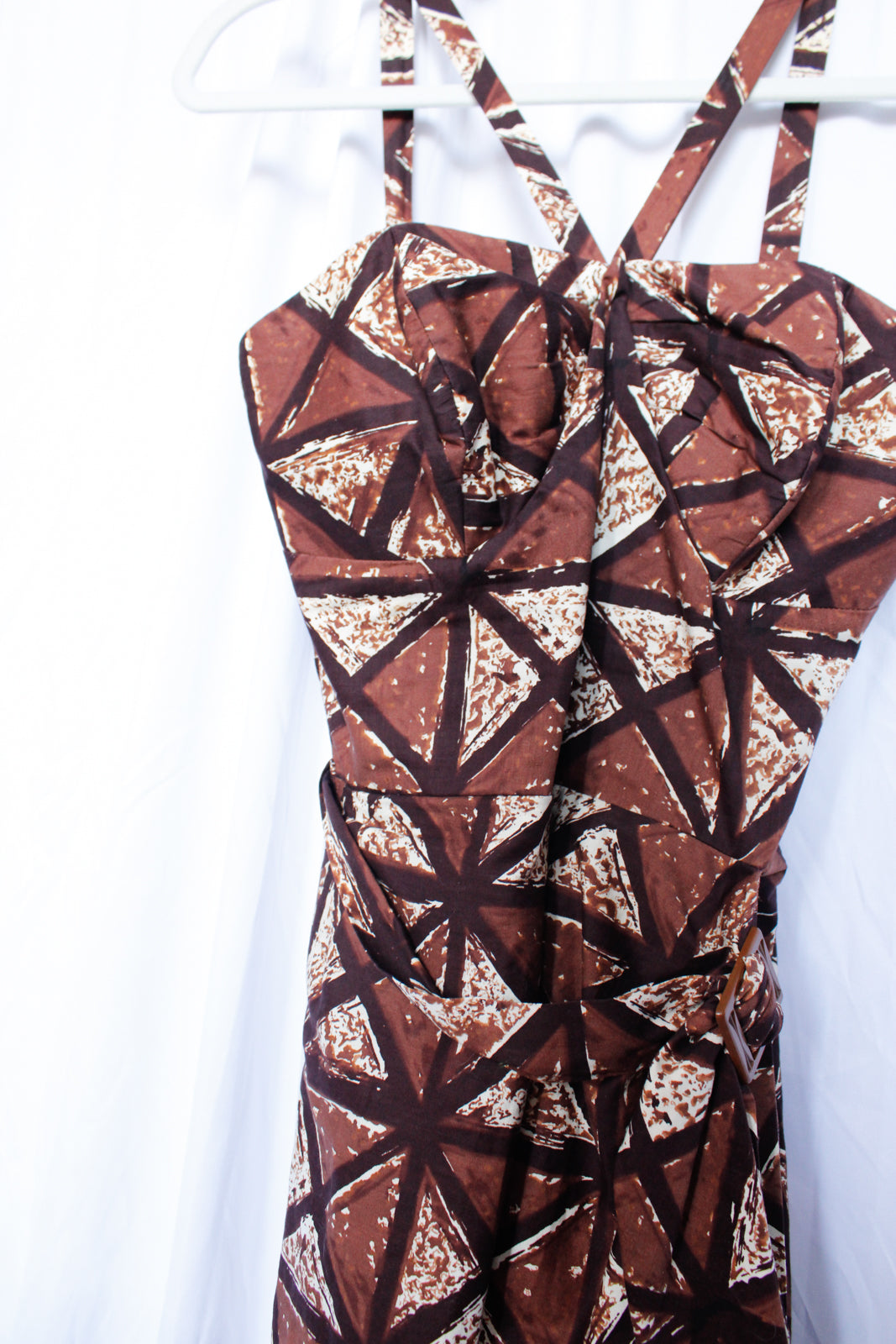 1950s Alfred Shaheen Sarong Tiki Dress - M/L
