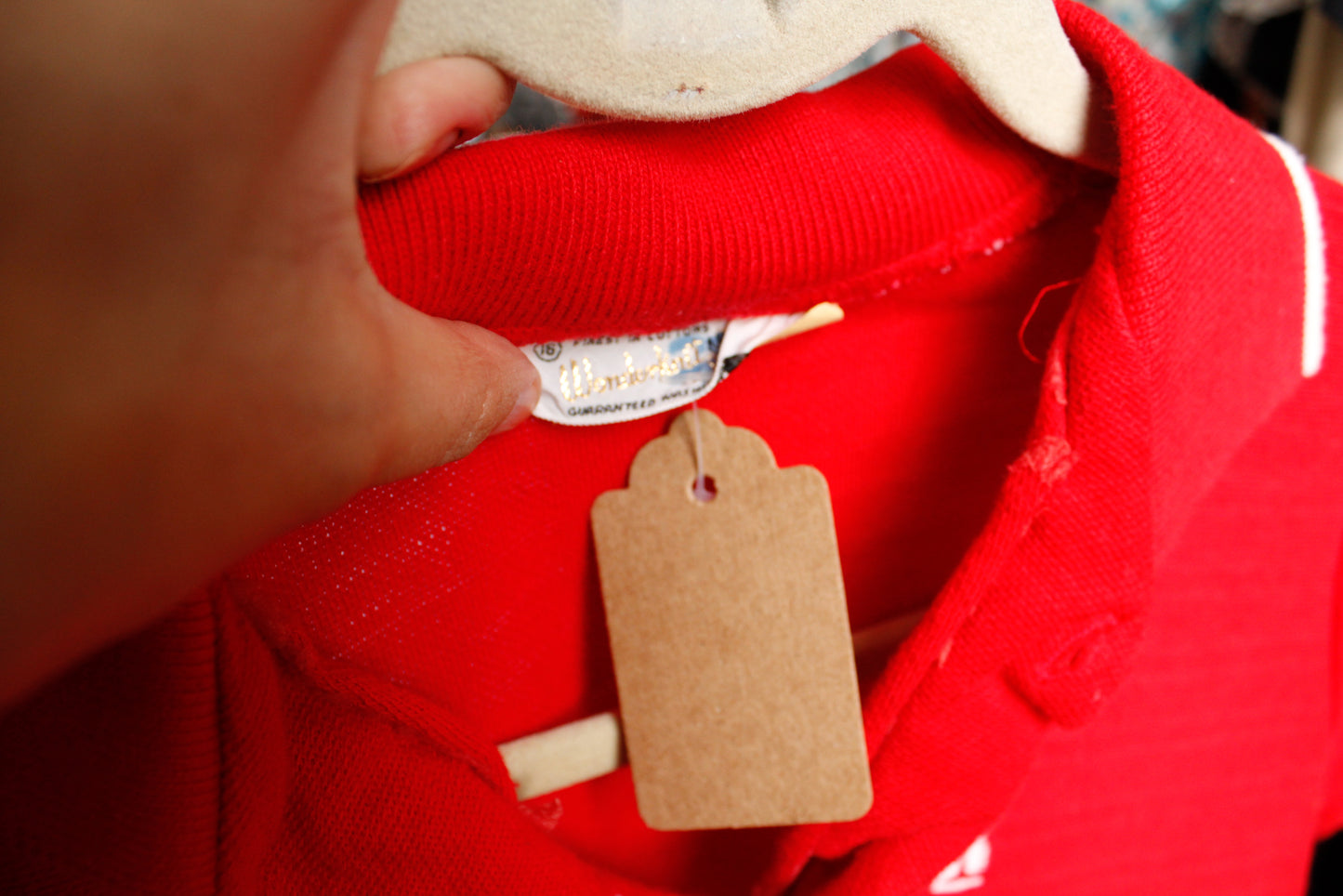 1960s Teddy Wonderknit Polo Top - Xsmall