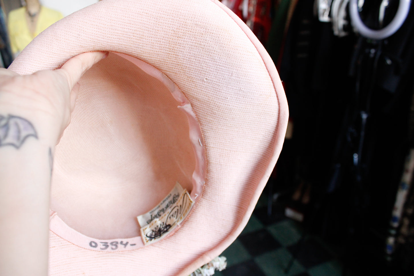 1930s Miss Alice Straw Summer Hat