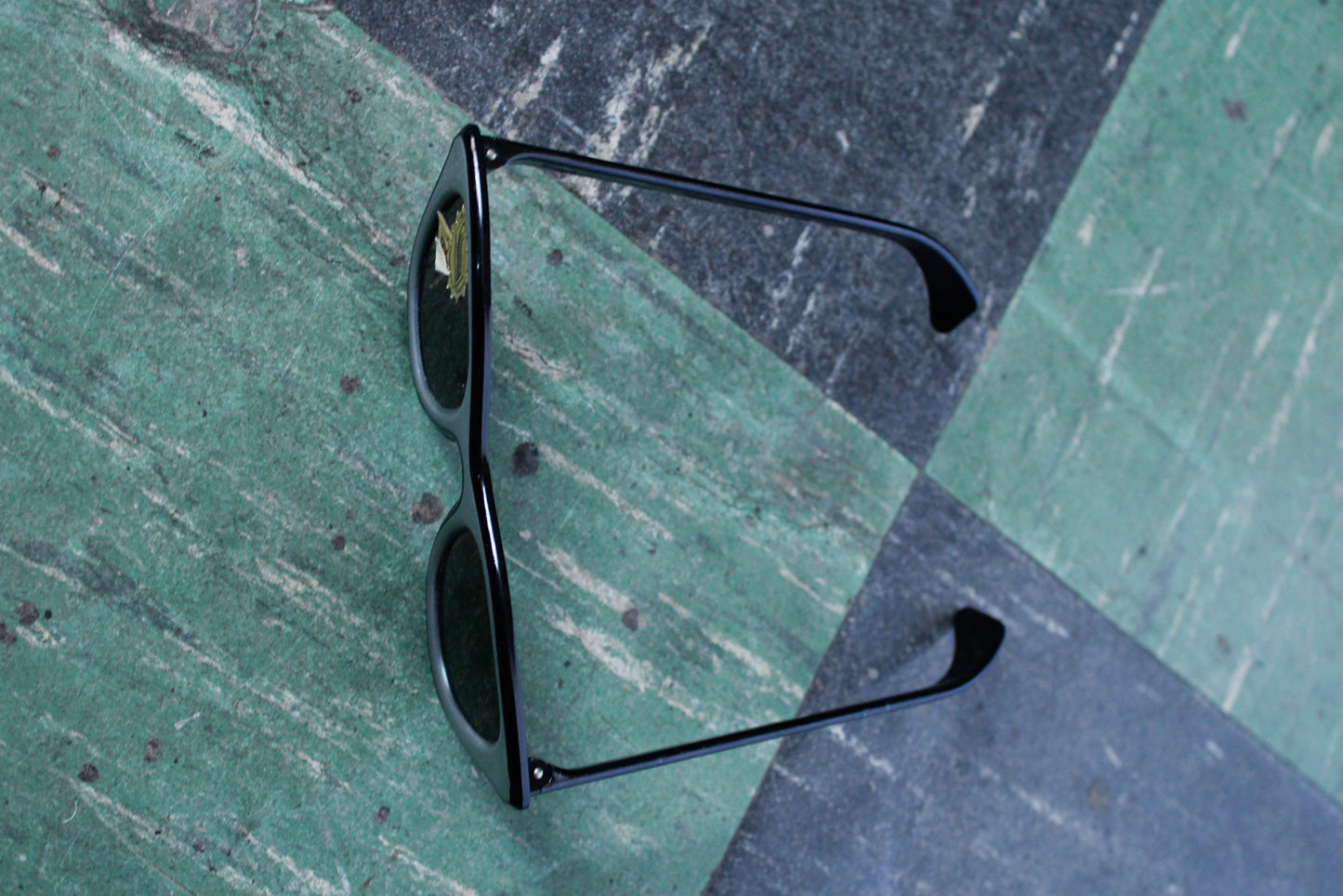 1950s Columbia NOS Silver & Black Sunglasses NOS