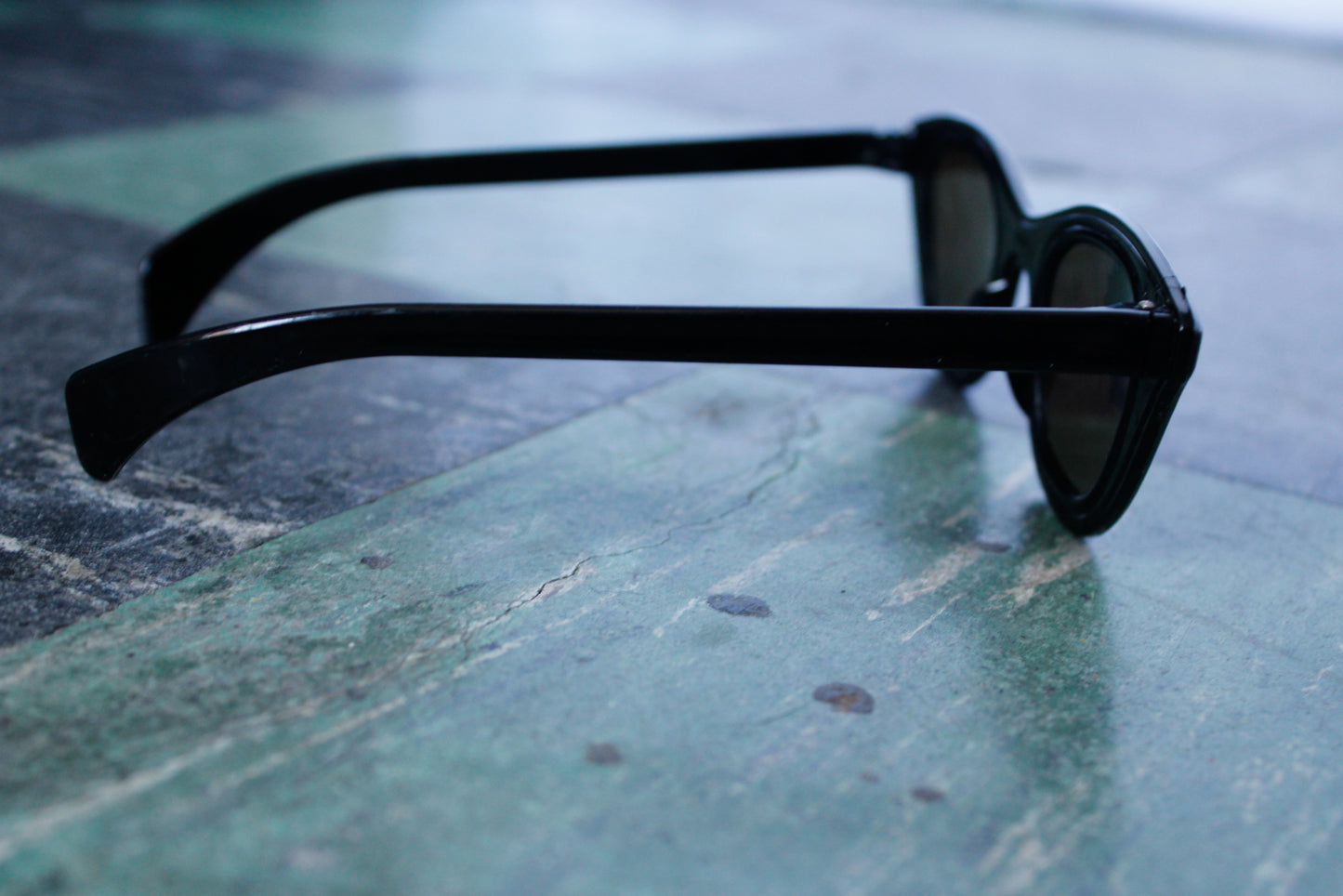 1950s Columbia NOS Silver & Black Sunglasses NOS